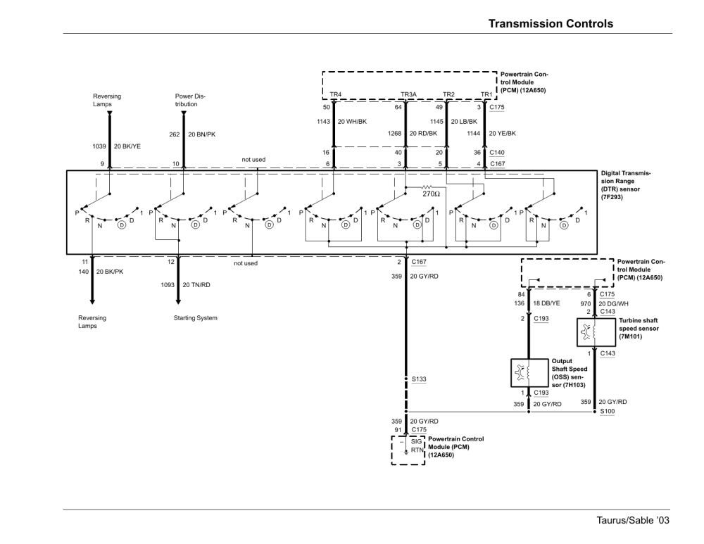 [DIAGRAM] Mercury Sable Transmission Diagram FULL Version HD Quality